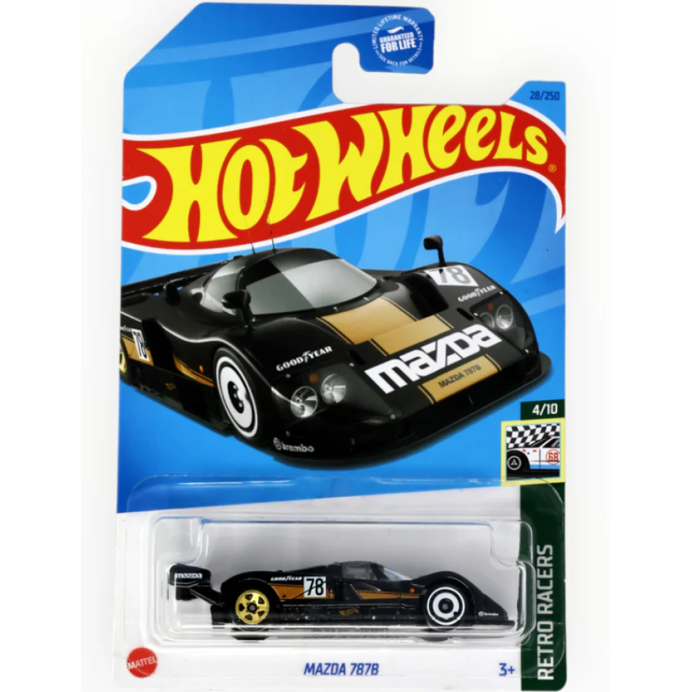 Машинка Hot Wheels Mazda 787B (2023 Базовая - Retro Racers: Dollar